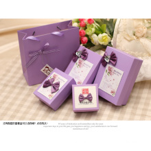 Exquisite Workmanship Wedding Popular Colorful Gift Box and Paper Bag